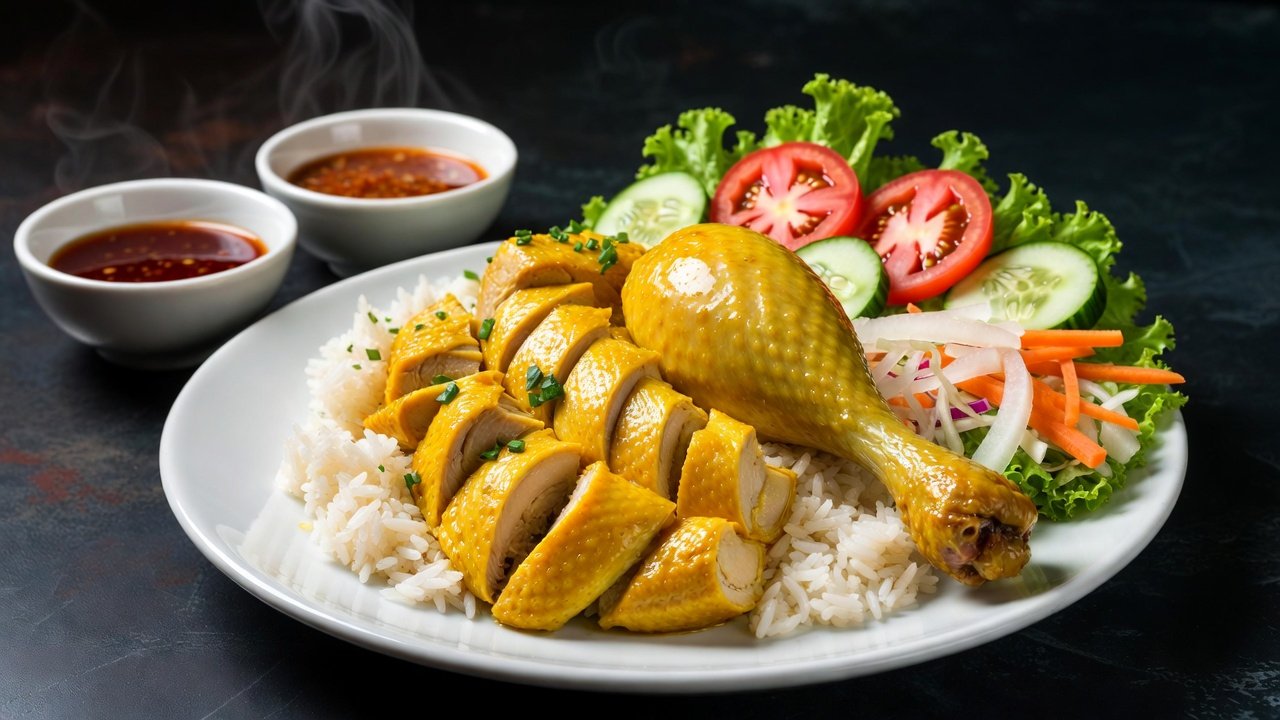 Hainanese Chicken Rice